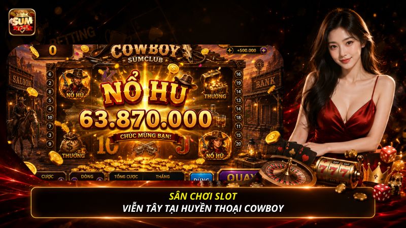 Sân chơi slot viễn tây tại Huyền Thoại Cowboy